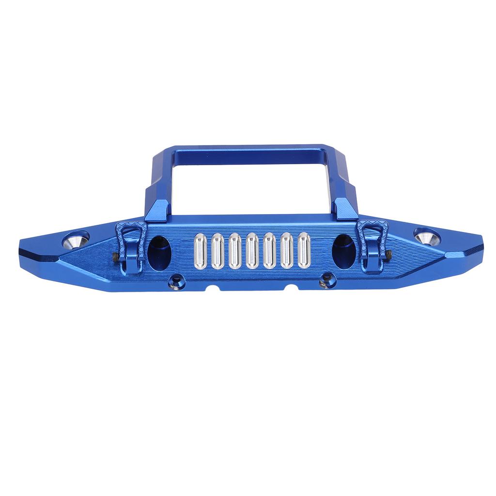 Aluminum Alloy Front Bumper RC Car Upgrade Accessory with LED Light Hole for Al 1Celsius6 for SCX6 Car