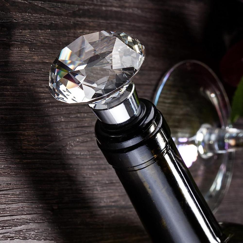 2PCS Decorative Wine Stopper Zinc Zinc Zinc Alloy Wine Bottle Cork Wine Bottle Sealed Plug Wedding