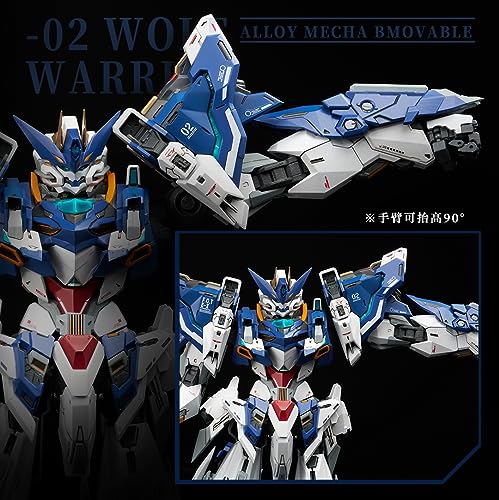 NUCLEAR GOLD RECONSTRUCTION "Crystal Envoy" Wolf Warrior Mega Mode 1/72 Scale ABS & Alloy Painted Movable Figure