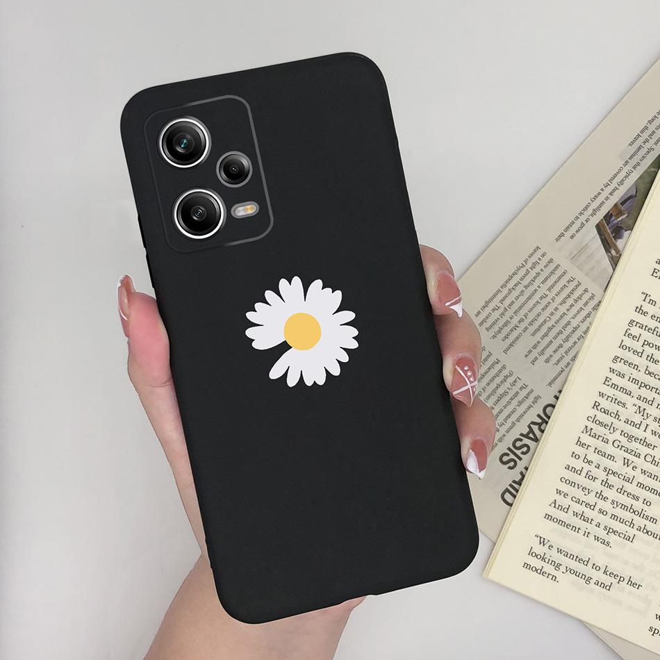 For Xiaomi Redmi Note 12 Pro+ Plus 5G Phone Case Love Heart Girl Silicone Matte Shockproof Cover For Redmi 12Pro + Funda Bumper