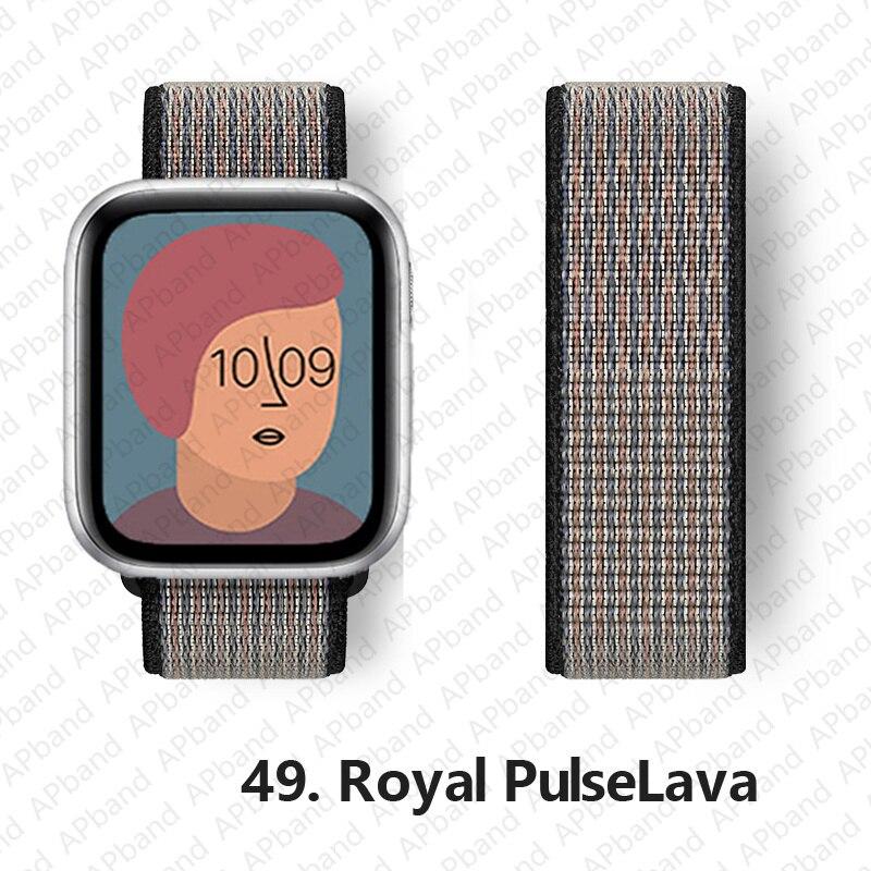 Nylon Band Voor Apple horlogeband 44mm 40mm 42mm 38mm 41mm 45mm 41 45 smartwatch polsband riem lus armband iWatch 3 4 5 se 6 7