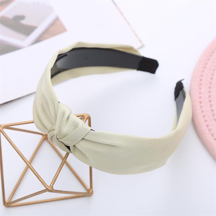 Girls and Ladies Fabric Knotted Hair Band Solid Color Sweet Headband Wholesale Simple Head Hoop Minimalist Modern 10 Colors