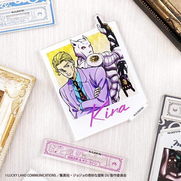 F-toys Confect JoJo's Bizarre Adventure: Diamond is Unbreakable Photo Style Acrylic Stands (10-Pack) Candy Toys/Gum (Full Set)
