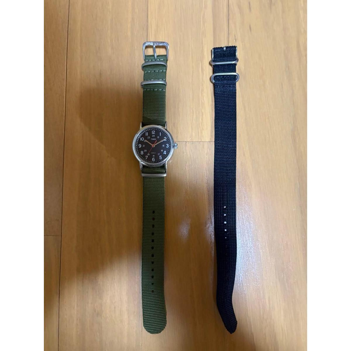TIMEX Weekender Watch T2N647 Nylon Belt with Replacement Strap