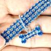 3-Row Bling Pet Collar - Adjustable Necklace for Small Dogs and Cats - Dazzling Accessory for Your Furry Friends