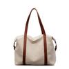 Large Capacity Canvas Tote Bag Women Stylish Shoulder Crossbody Travel With Zipper Phone Pocket
