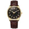 Quartz Men's Luminous Swiss Luxury Leather Strap Watch