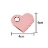 3 Pcs Random Color PU Leather Phone Data Cable Organizer Heart-shaped Cable Clip Hub Wired Headphone Winding Clip