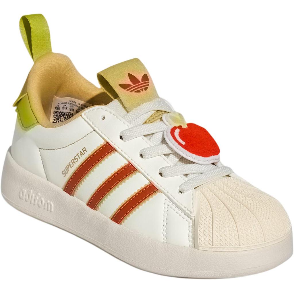 adidas Originals Adifom Superstar 360 New Year Classic Comfortable Low-Top Kids Skate Shoes Kids Sneaker Han-Jade-White KH5698
