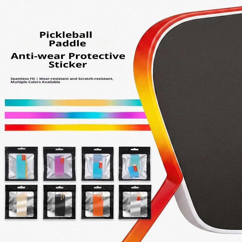 Laser Pickleball Paddle Protection Tape-Paddle Head Edge Guard-Racket Edge Protection Tape-Fit Perfectly Curved Edge Laser Tape