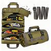 Oxford Cloth Tool Storage Bag – Portable Roll-Up Canvas Tool Bag, Handheld Electrician's Accessory Bag, Hardware & DIY Tool Storage