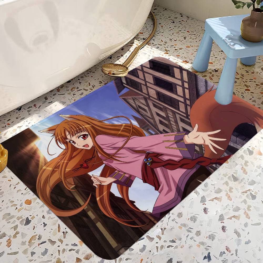 Cartoon Spice And Wolf Door Mat Kids Room Bedroom Decoration Balcony Anti-Slip Doormat Living Room Doormat Area Rug