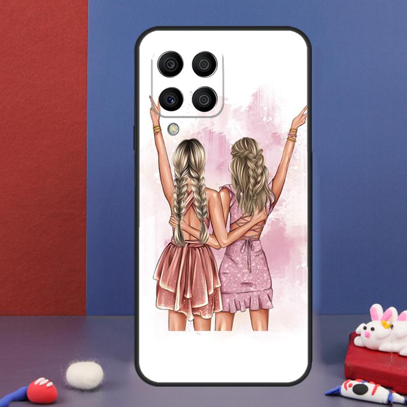 Best Friends BFF Matching Case For Samsung Galaxy M13 M53 M06 M16 M31 M11 M35 M55 M15 M56 M36 M12 M32 M52 M14 M34 M54