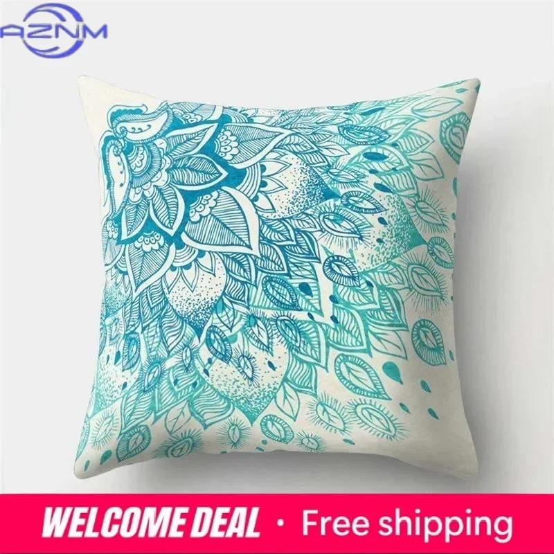 1 Mandala Chinese Decorative Pillow Polyester Bag Home Decoration Living Room Sofa Decorative Pillow 40508