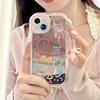 Cute Girl Heart-shaped Mirror Phone Case Suitable for iPhone 17 16 15 14 13 12 11 Pro/Max/Plus Anti Drop and Shockproof