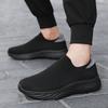 New Breathable Fly-woven Casual Shoes Men's Rebound Soft-soled Socks Shoes