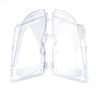 2pcs Car Headlight Clear Lens Cover for E46 4D 320i 325i 325xi 330i 330xi 02‑05 63126924043 63126924044