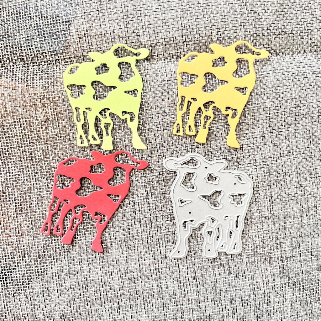 Metal Die Cuts Cow Embossing Stencil Cutting Dies for Card Making Scrapbooking Paper Craft DIY Template Handmade Mold