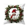 45X45Cm Christmas Theme Pillowcase Bedroom Sofa Cushion Cover 100% Polyester Living Room Cushion Pillowcase Home Decor