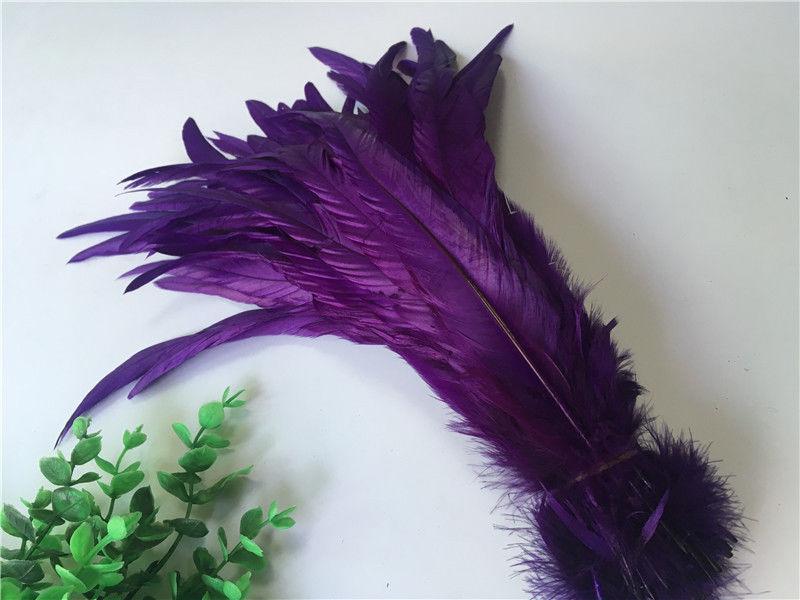 10Pcs/lot Natural Rooster Tail Feathers 25-30CM 10-12" Pheasant Feathers for Crafts Wedding Decoration DIY Clothes Plumas
