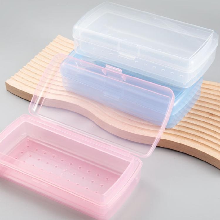 Quick Dry Manicure Equipment Disinfections Box Alcohols Immersions Cleaning Case Portable PP Construction Hygiene Case