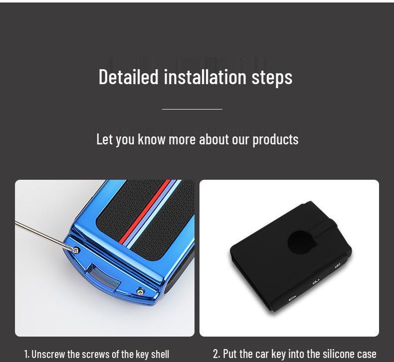 Venucia Star & Big V 2020/21 Car Key Case with High-End Shell Buckle