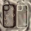 Lucky Side Smiling Face Phone Case For Iphone 17 17Air 16 15 14 Plus Clear Case For Iphone 13 12 11 Pro Max Case Funda Bumber