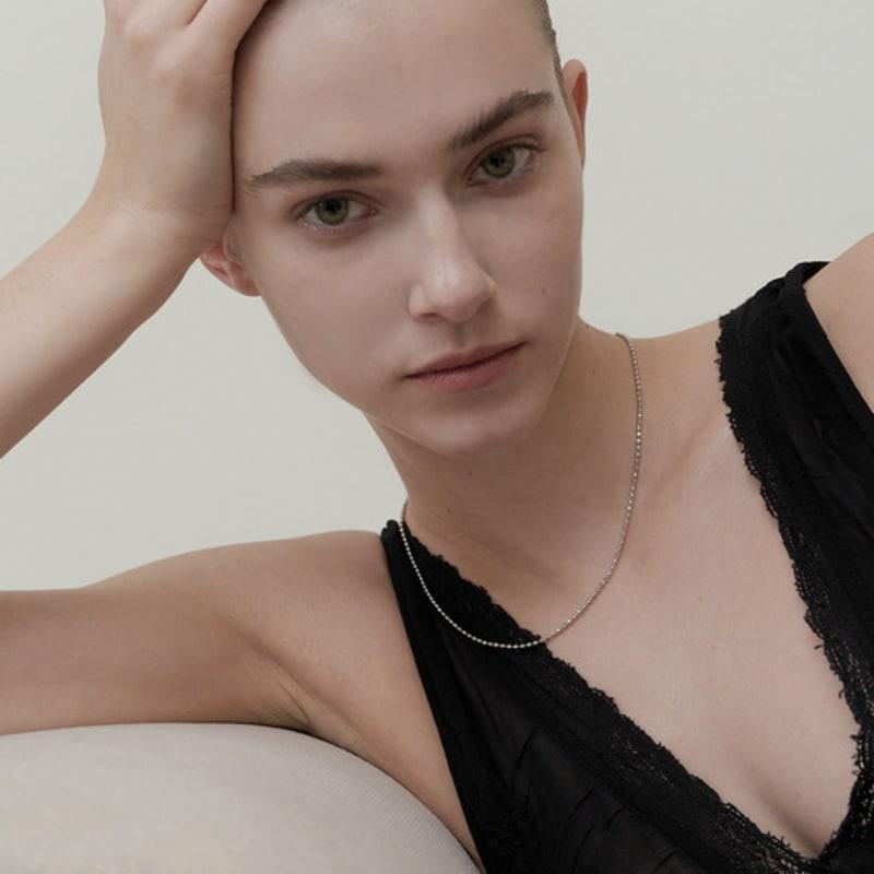 MZUU BIJOU Cutted Ball Chain Necklace