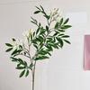 Locust Tree Branch Fake Silk Leaves 38 Flower with Inch Long Faux Pagoda Tree Stem