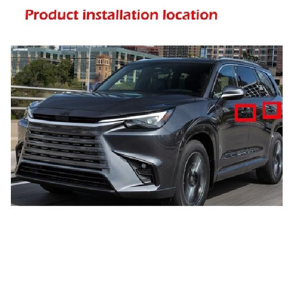 Car handle decorative cover silver For Lexus TX 350 2024-2025