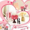 Romantic Theme Anniversary Card Pop-Up Mechanism 3D Heart Tree Couple Card Heart Tree Design 3D Love Tree Card Valentines Day