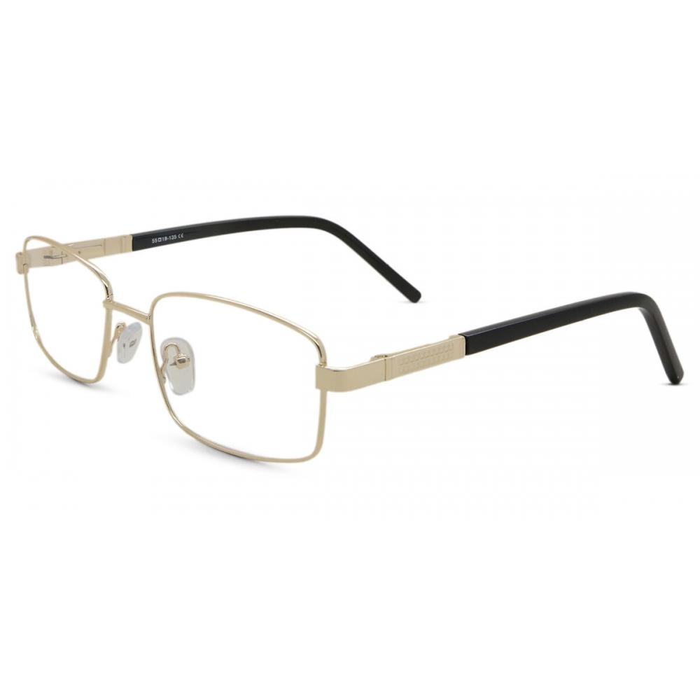 Full Rim Rectangle Gold Smartbuy Collection Ivy 659d Fashion Unisex Eyeglasses