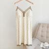 Women's Camisole Nightgown - Lace, Sexy Girlish Style, with Chest Pads, for Spring & Autumn.