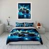 "Glowing Electric Muscle Car" Bedding Duvet Cover Set  (1*Duvet Cover 2*Pillowcases, without duvet insert)