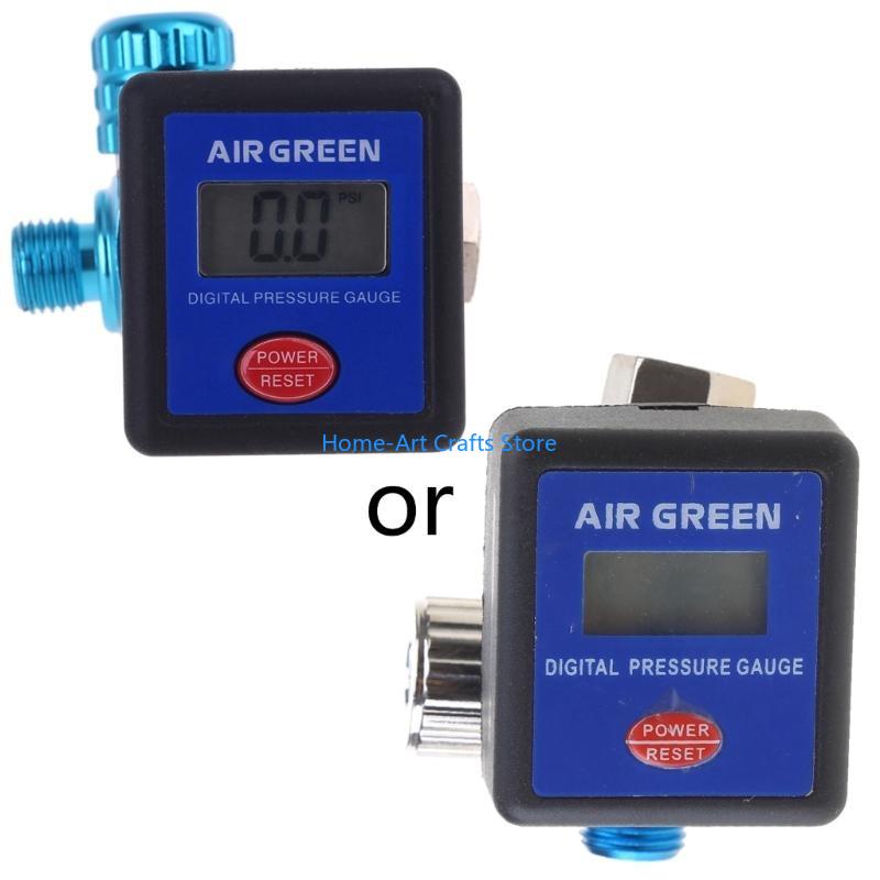 Y3NA Spray-Gun Pressure Regulating Gauge LCD Digital Display Air Pressure Meter Spray-Gun Air Pressure Gauge Spray-Gun
