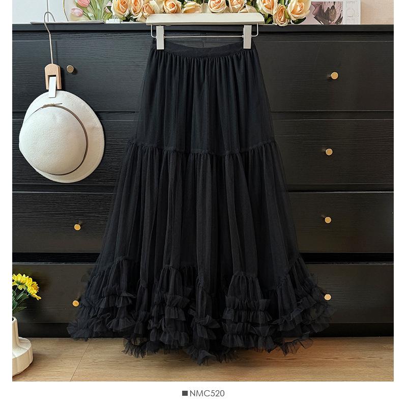 

Супер сказочное многослойное танцевальное платье для торта средней и длинной тяжелой промышленной юбки, юбка-пачка с очень большой юбкой-пачкой из пряжи и газа one size fits all