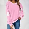 Women  Tops Women's Long Sleeve Sweatshirt Casual Crewneck Loose Fit Pollover Fleece Tops