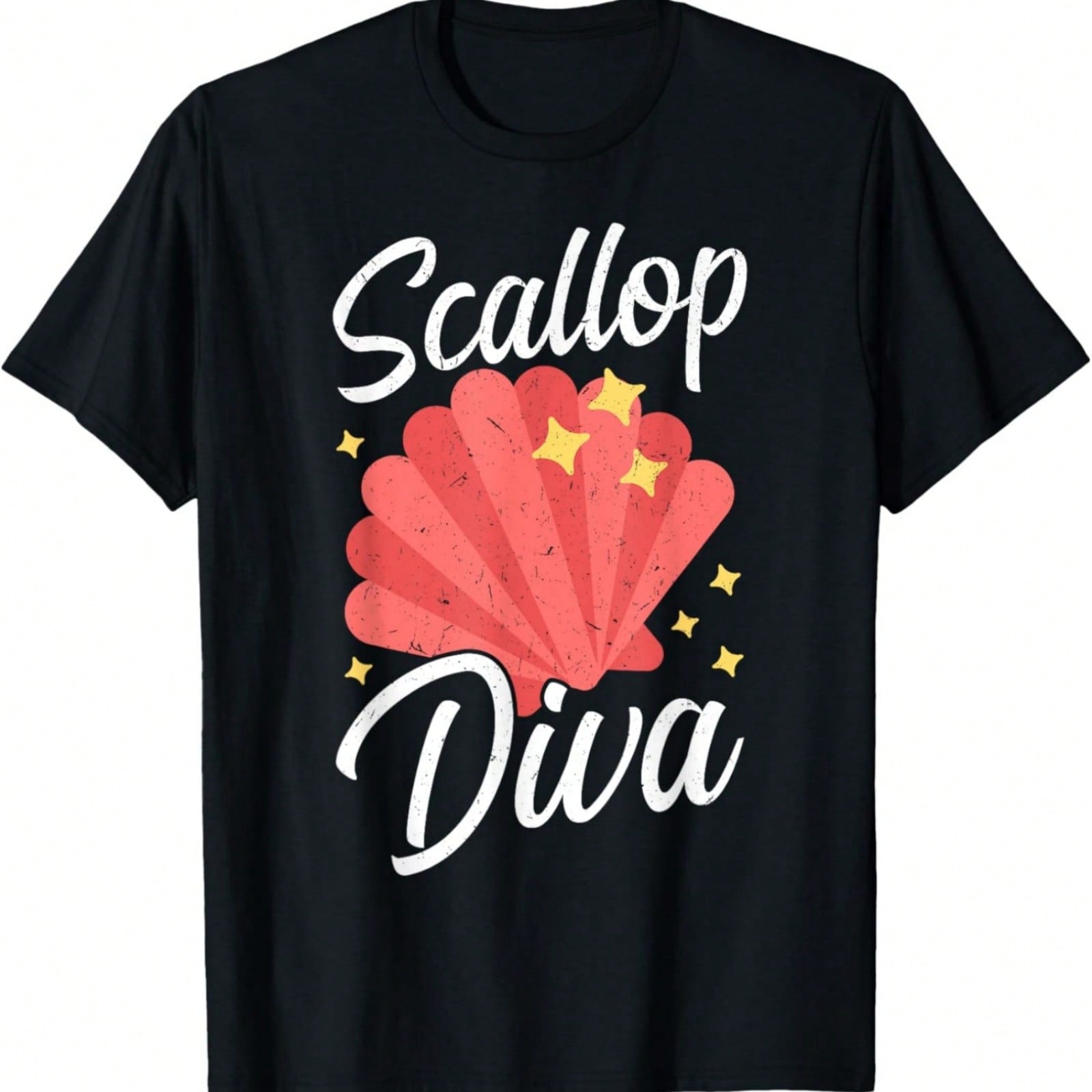 Scallop Diva Scallop Hunter Celebrate Scallop Season T-Shirt S разноцветный