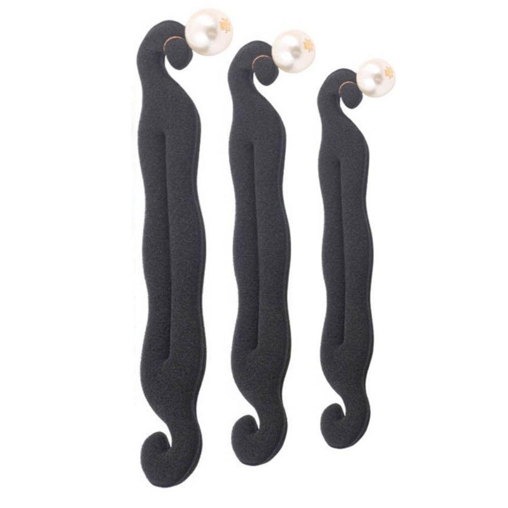 Hair Disk Donut Hairstyle Twist Maker Foam Sponge Clip Bun Curler Braider Hair Bun Maker  Women