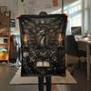1PC Peacocks and Plants  Print FlAannel Blanket, High quality Comfortable for All Seasons, Home Decor, Warmth and Comfort