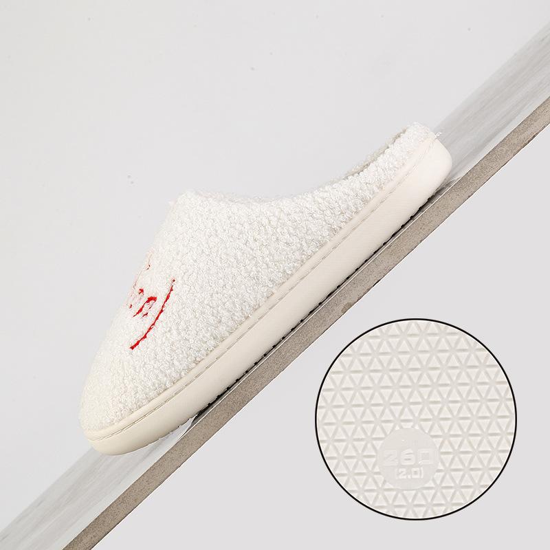 Nowy font Taylor kreskówkowy ciepłe zimowe bawełniane kapcie dla pary męskie i damskie na grubej podeszwie na miękkiej podeszwie pogrubione antypoślizgowe