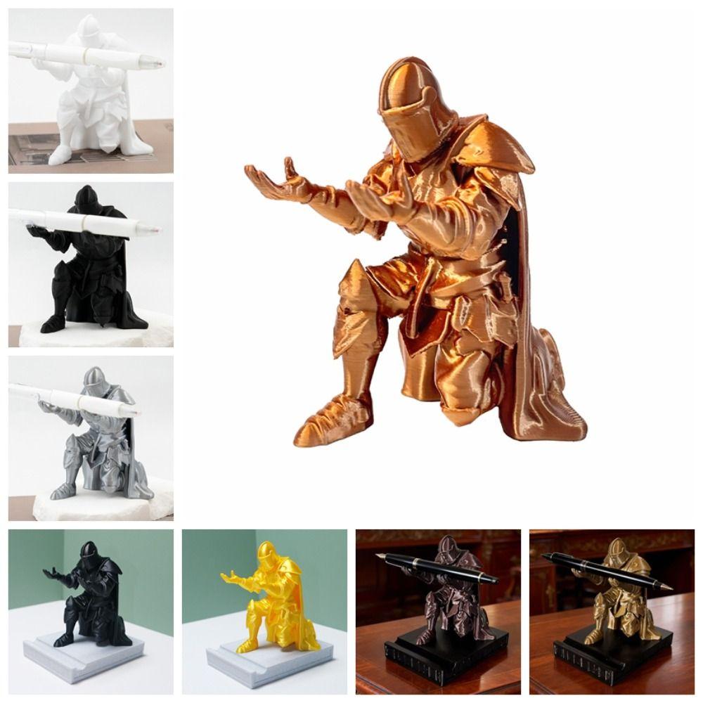 Decorations 3D Printing Knight Ornaments Creative Desktop Accessory Pen Holder  Home Decor