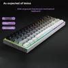 Wired Mechanical Keyboard Green Axis 68 Keys Hot-Swappable Side-Engraved Gradient E-Sports Gaming Keyboard
