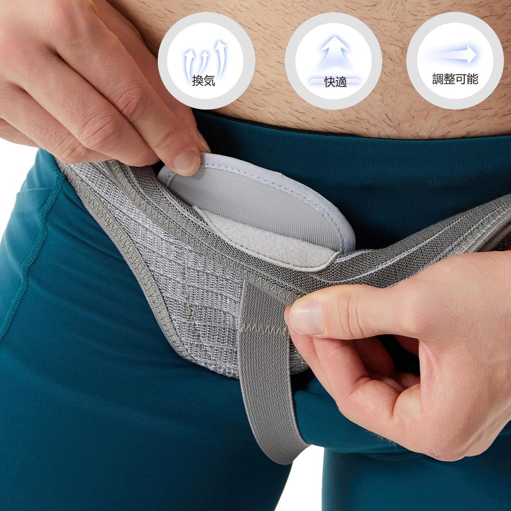 Inguinal Hernia Belt I For Both Left and Right Use I Hernia Belt I Inguinal Hernia Support Belt for Men Adjustable Elasticity Post-operative