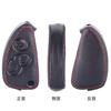 Leather Car Key Case Bag For Alfa Romeo 147 156 166 GT JTD TS 3 Buttons Folding Keychain Holder Remote Fobs Shell Cover