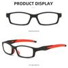 Sports Man Reading Glasses Portable Ultralight Soft Silicone Leg Far Sight Eyewear High Definition +1.0~+4.0 Eyeglasses Glasses