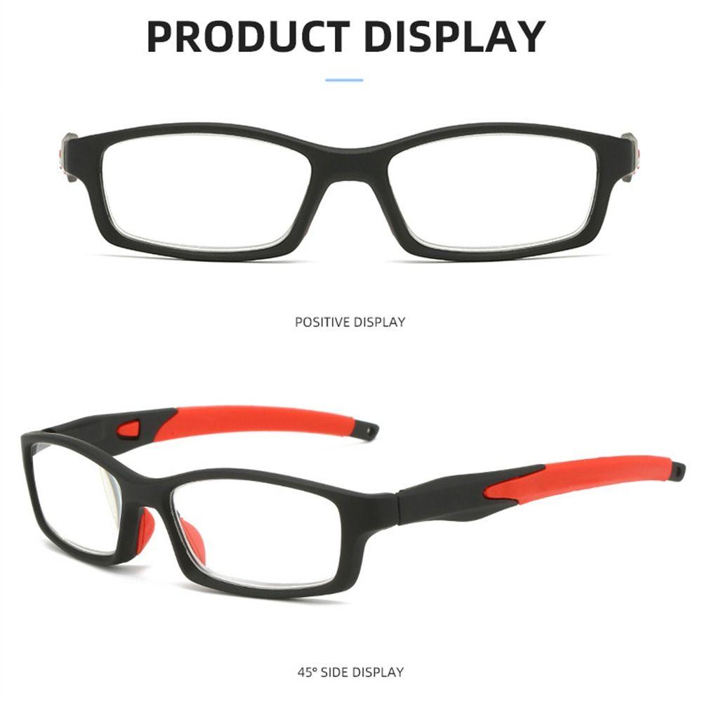 Sports Man Reading Glasses Portable Ultralight Soft Silicone Leg Far Sight Eyewear High Definition +1.0~+4.0 Eyeglasses Glasses