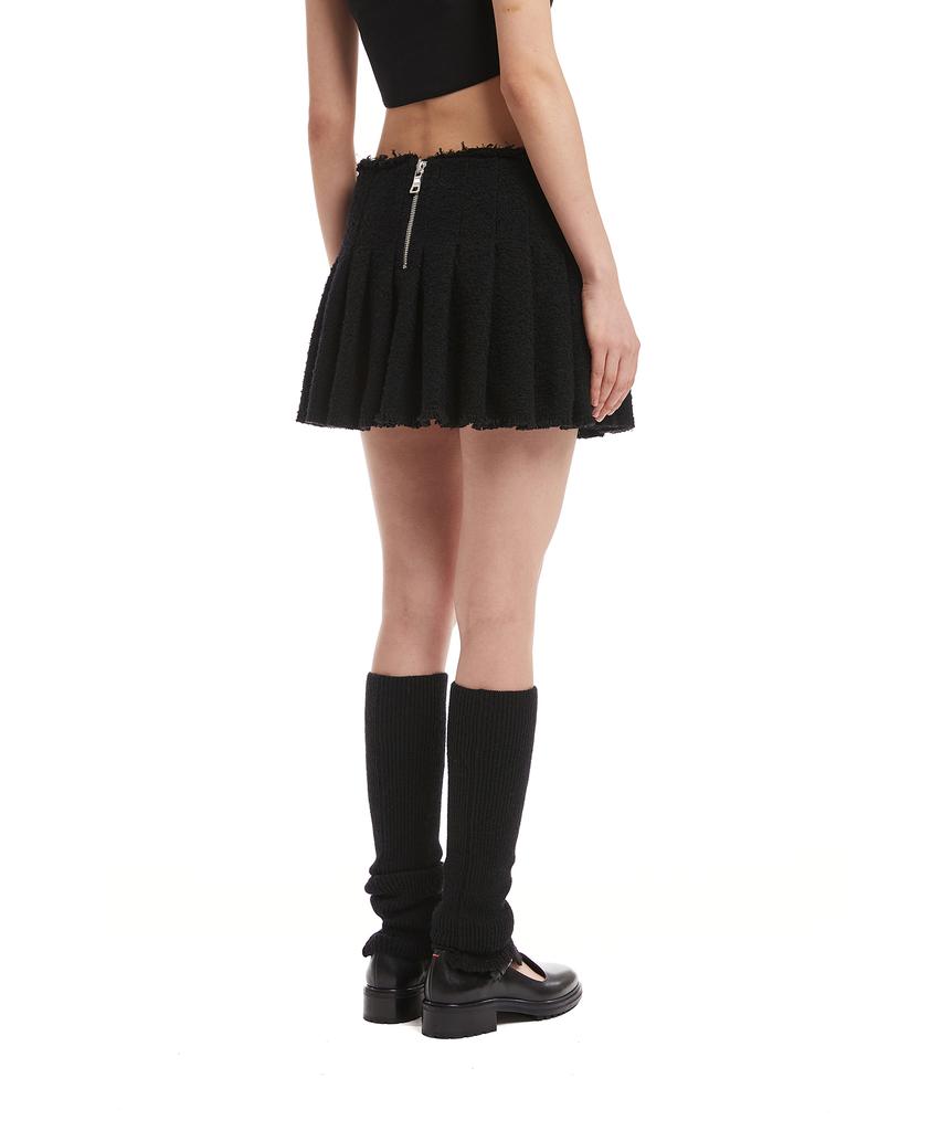 Trunk Project Black Pleated Mini Skirt