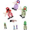 Wooden Children Gifts Joint Activity Colorful Puppet Clown Pull String Puppet Puppet Handcraft Toy