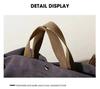 Bolso Bandolera/de Mano de Lona Unisex de Gran Capacidad para Estudiantes, Bolso de Compras o para Tutorías